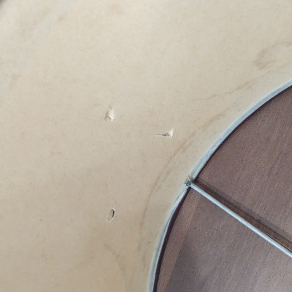 Early Century Vintage Oil Painted Lamp Shades - Picture 4 of 7